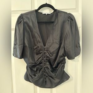 Black blouse from Frame
